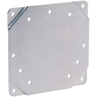Placa de montaje superficial, aluminio, para la galga de Magnehelic