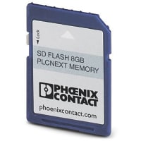 Tarjeta de memoria de destello del SD para el programa y la configuración, 8 GB de PLCnext