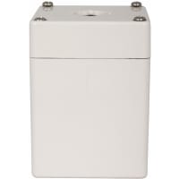 1-Hole Grey-Cover Encl 2.68 " W X 2.96 " H X 3.54 " D