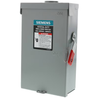 Interruptor de seguridad, 2 poste, 240V, 60A, nema 3R