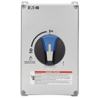 INCLUIDO, UL508, 3P/60A, DISCO ROTATORIO de NON-FUSIBLE, GREY/BLACK
