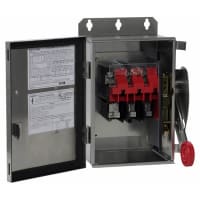 Nema No-Fusible 4X del interruptor de seguridad de 60A/3P HD 600V inoxidable