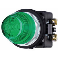 Indicador Intermitente, 24V Fv Incand, Verde