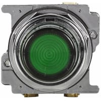 GREEN LED With1NO de ILL-PUSHBUTTON FV 120VAC