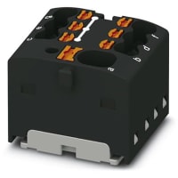 Bloque de terminales, PTFIX 4/6X1 5 BK