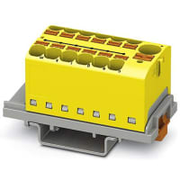 Bloque de terminales, PTFIX 10/12X4-NS35 YE