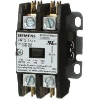 Contactor definido del propósito, 1-Pole w/Shunt, 40A, 24VAC bobina, serie 45 de la clase