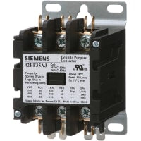 Contactor definido del propósito, 3-Pole, 30A, 24VAC bobina, serie de la clase 42