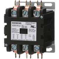 Contactor definido del propósito, 3-Pole, 60A, 24VAC bobina, serie de la clase 42
