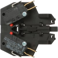 Contacto auxiliar, 2SPDT, contactores definidos del propósito 30-60A, montaje Snap-On/del lado