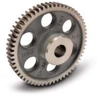 Engranaje de estímulo, 12 DP, 14.5* PA, 3/4 " cara, 60 dientes, 5.167 " OD, Inventario, 3/4 " alesaje, molde