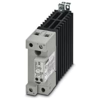 Contactor, de estado sólido, monofásico, 24 VDC, 50A, interruptor cero del voltaje