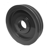 La polea acanalada de FHP, polea del V-Belt, alesaje H, 3L, 4L, correa de A, 2 del buje acanala, hierro fundido