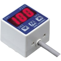 Interruptor w/gauge, -100~100kPa, cmpnd, NPN, gas del non-crrsiv, M5 puerto, lea cble de Pres
