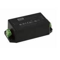 Fuente de alimentación, AC-DC, terminal del tornillo, médico, 65W, 12V@5.42A, serie MPM-65