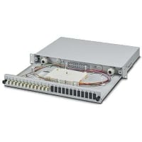 Caja de empalme de 19 ", gris, 1 RU, listo completamente premontada empalmar