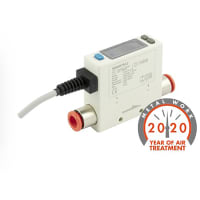 Sensor de la presión del metro de flujo/interruptor de presión, 50L 8 PNP 4-20 mA 2 m, FLUJO 0