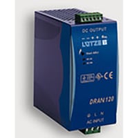 Power Supply, DRAN120-24AL, 3.8A, 24V, 93W