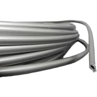 Barre el broche de presión en el perfil, Nylatron negro, 100 bobina del pie, para caber el carril del 1/16in