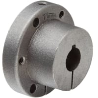 Bushing, QD, size E, with keyway, Setscrew del bore de 2 los 3/16in