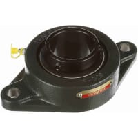 Unidad del rodamiento de bolitas del montaje del reborde, TORNILLO DE PRESIÓN del ORO de la GEN, 700560