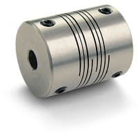 Emita el acoplador, estilo del tornillo de presión 4-Beam, alesaje 10mmX10m m, OD 25.0m m, L 24.0m m, 303 SS