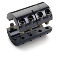 Acoplador rígido, 2-Pc, alesaje .875X.875, chaveteras 3/16X3/16, OD 1 5/8, L 2 1/2,1215 LF S