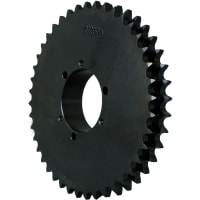 Sprocket, chain de Double 40, pitch del 1/2in, teeth de 45, SK QD bushed