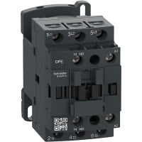 Contactor fácil del IEC de Tesys DPE, 25A, 3P, 10 CABALLOS DE FUERZA en 480 VAC, nonreversing, 120V 50/6