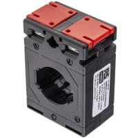 TRANSFORMADOR CORRIENTE, 500:5 A, los 30X10MM