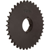 El piñón, 80 cadena, 40 dientes, TB bushed para 2517