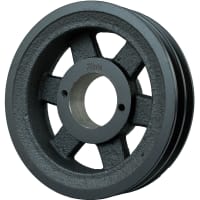 FHP SHEAVE, 6.25 " OD, MST Bushed, groove de 2