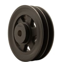 POLEA ACANALADA de FHP, 10.75" OD, 1 " alesaje llano, 2 surco