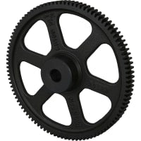 14.5- engranaje de estímulo del PA, DP de 12, dientes de 120, 1 " paladio, identificación de 0.875 ", hierro fundido