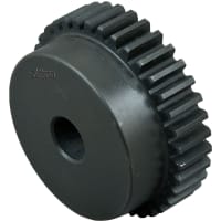 14.5- engranaje de estímulo del PA, DP de 16, dientes de 80, identificación de 5 " paladio, 0.6250 ", acero