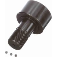 Heavy Stud Cylindrical Cam Follower, Stud Mt Roller, '' RD, Screwdriver Slot de 2.5