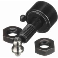 Cylindrical Metric Cam Follower, SR. de Stud, Screwdriver Slot, 19m m RD, Sealed