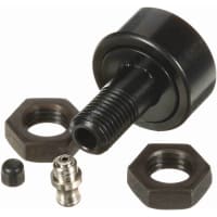 Seguidor de leva métrico cilíndrico, rodillo del montaje del perno prisionero, 30m m RD, agujero de la tuerca hexagonal