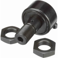 Seguidor de leva métrico coronado, SR. del perno prisionero, ranura del destornillador, 47m m RD, sellados