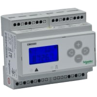 Metro del carril del estruendo de PowerLogic EM3500 - cuadrante de Modbus 2 - transductor flexible