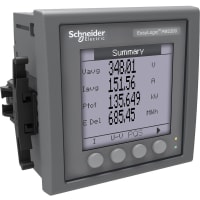 Metro de EasyLogic PM2220, de la energía y de la energía, décimo quinto armónico, LCD, RS485, clase 1