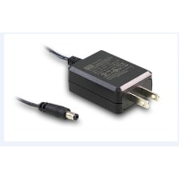 Fuente de alimentación, AC-DC, montaje de la pared, adaptador, 15W, 24V, 0.625A, perno 2 enchufe de US de la CA