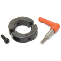 COLLAR del EJE CON la PALANCA 2-PIECE 1-1/ AUMENTABLE2 Pulg. ACERO DEL ALESAJE