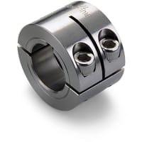 DOBLE DEL COLLAR DEL EJE DE NOMAR DE PAR EN PAR DE DOS PIEZAS CON LA CHAVETERA 3/4 PULG. ALESAJE INOXIDABLE