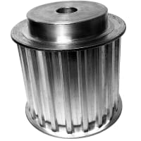 Polea de sincronismo, ensanchada, identificación de 12m m, 32 dientes, para la anchura 50m m, aluminio de la correa