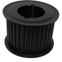 Timing Pulley, Flanged, For 2517 Bushing, 80 T, Belt Width 50m m, Ductile Iron