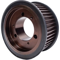 Polea de sincronismo, ensanchada, para el buje del SD, 44 T, para la anchura 50m m de la correa, hierro dúctil