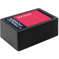 fuente de alimentación, AC-DC, médico, montaje del PWB, 40W, 12V, serie de 3.34A TPP 40E-D