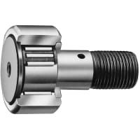 Cam Follower, 52m m Roller Dia, 24m m Roller Width, 20m m Stud Dia, Flat Roller