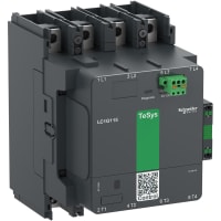 Contactor, 225A, 4P, Std, 100-250V, ACDC, serie de TeSys Giga
